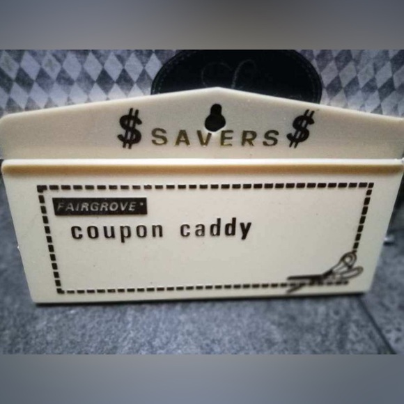 Other - New! Vintage! Hanging Hard Plastic Coupon Caddy